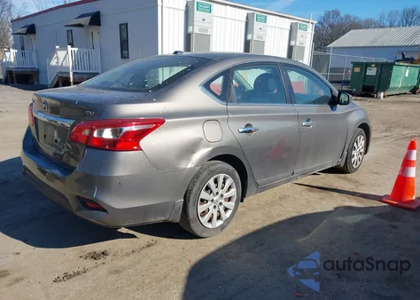 2016 Nissan Sentra Sv z USA, uszkodzony, nr VIN 3N1AB7AP9GL648259